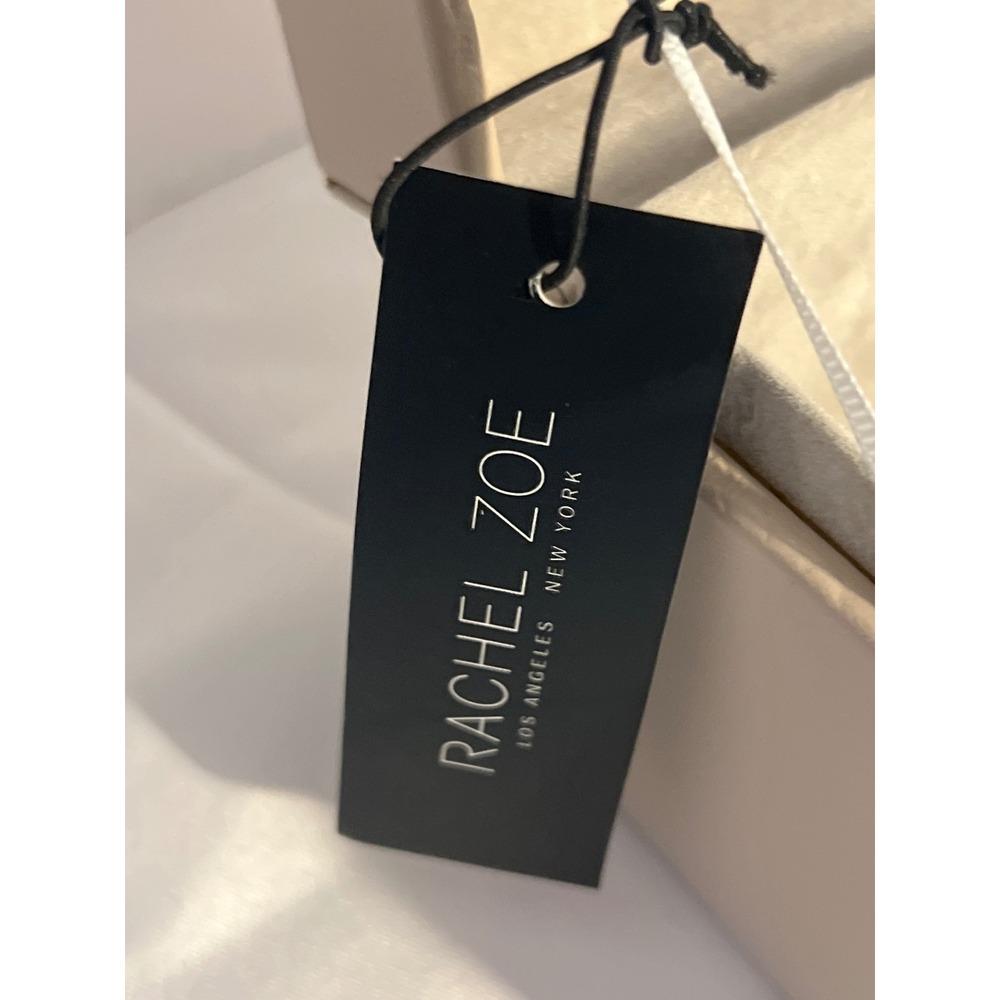 Rachel Zoe Beige Faux Leather Bow Jewelry Organizer Box With Mirror‎ - Picture 5 of 7